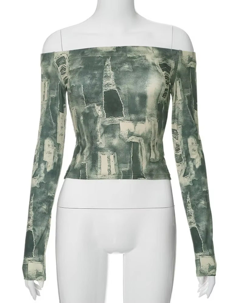 Super Chic Aesthetic Vintage One-Line Collar