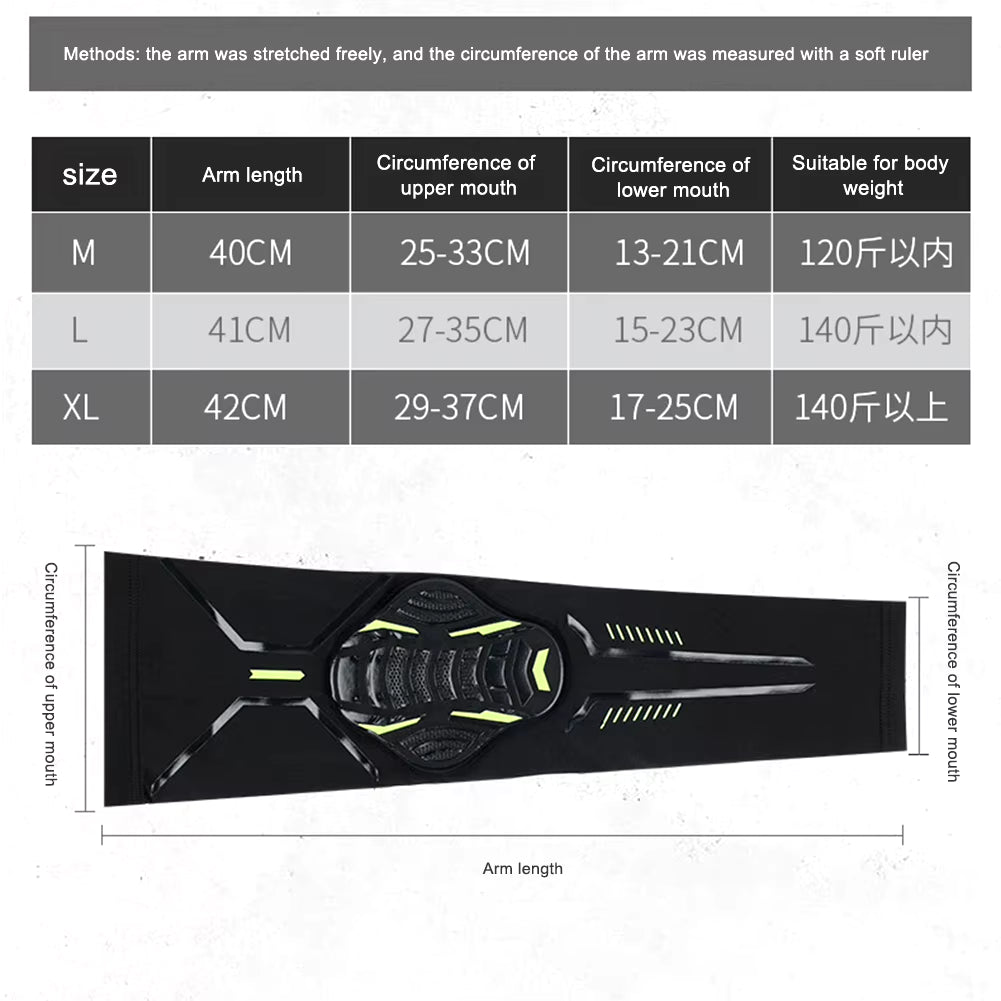 Sports Arm Guard Crashproof Compression Sleeves Elbow Protective Pad (for Running, Fishing, Cycling)