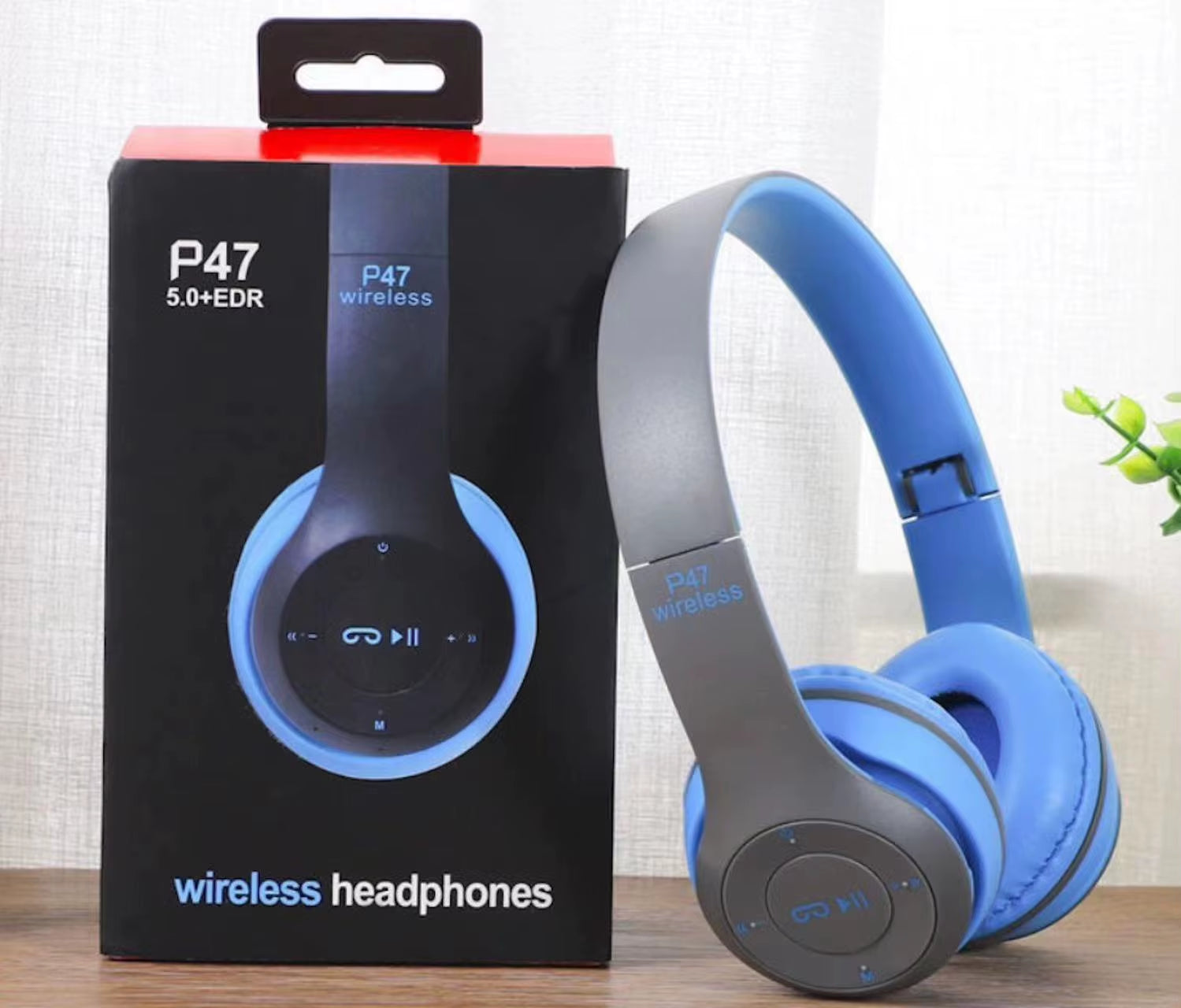 P47 TWS Stereo Headphone with Mic (compatible Android and IOS)