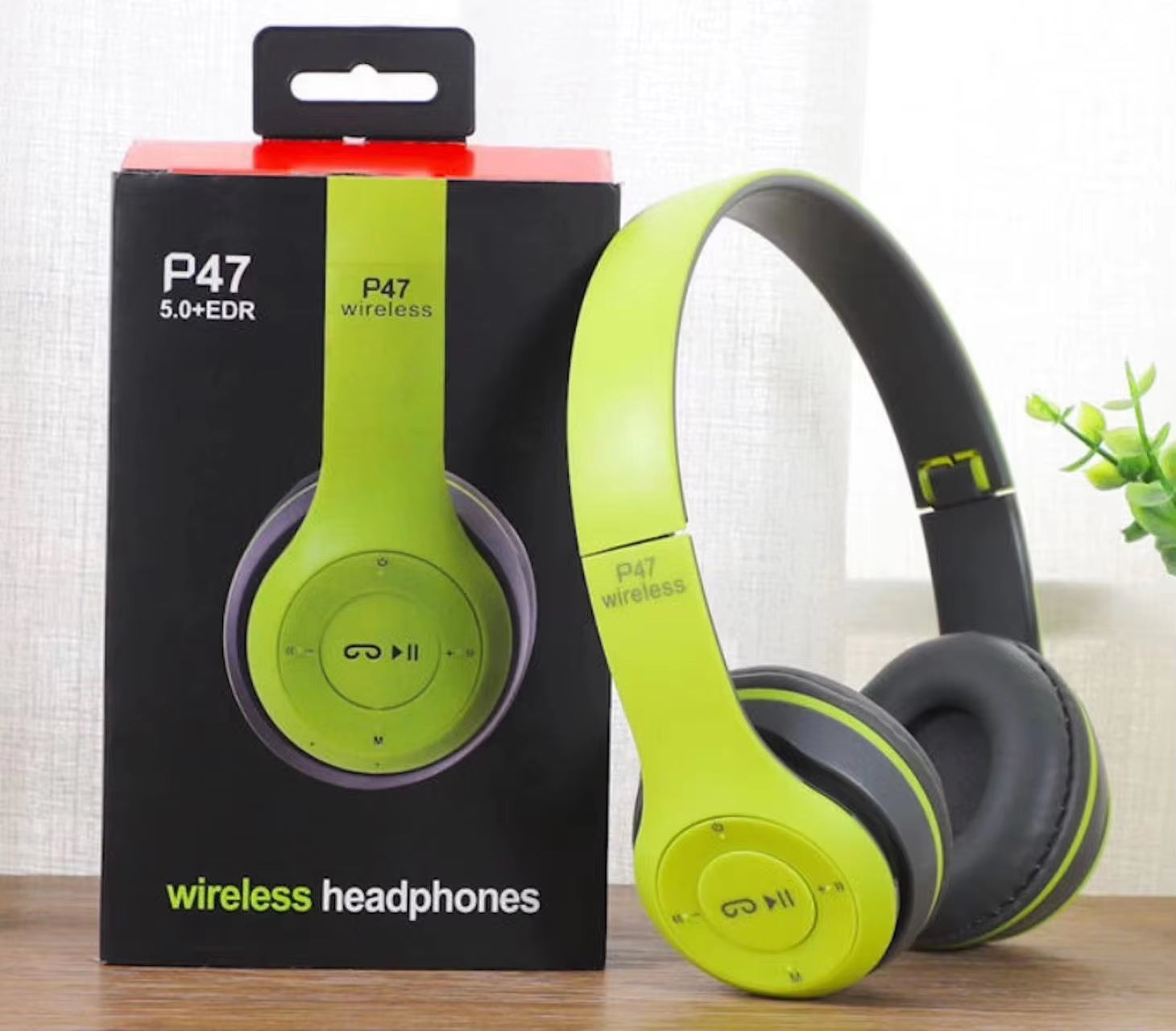 P47 TWS Stereo Headphone with Mic (compatible Android and IOS)