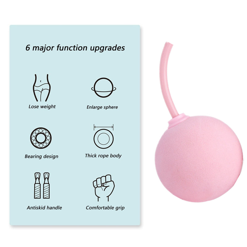 Cordless Weighted Jump Rope for Effective Fitness Training - Perfect for Indoor and Outdoor Workouts Training Jump Rope Set Fitness Jump Ropes and Silicone Handles for Women Men Kids